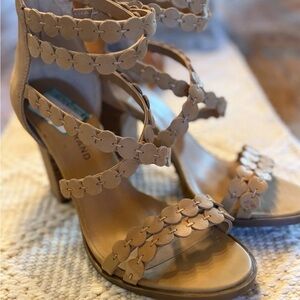 Lucky Brand Brown Cut-Out Heels